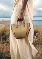 Cyme Tote Nano - Textured Smoky Olive