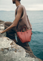 Cyme Tote Nano - Textured Terracotta