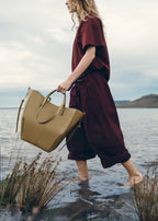 Cyme Tote - Textured Smoky Olive