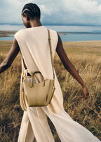 Cyme Tote Nano - Textured Smoky Olive