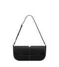 Osmo - Smooth Black with Ecru Stitching