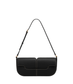 Osmo - Smooth Black with Ecru Stitching